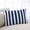 Navy Blue Stripe, variant on Teal Striped King Pillow Covers, Simple Art Vertical Stripe Farmhouse Soft Breathable Throw Pillow Cases with Invisible Zipper, Decorative Pillowcase Pillows Protectors for Sofa Bed Couch 20"x36"