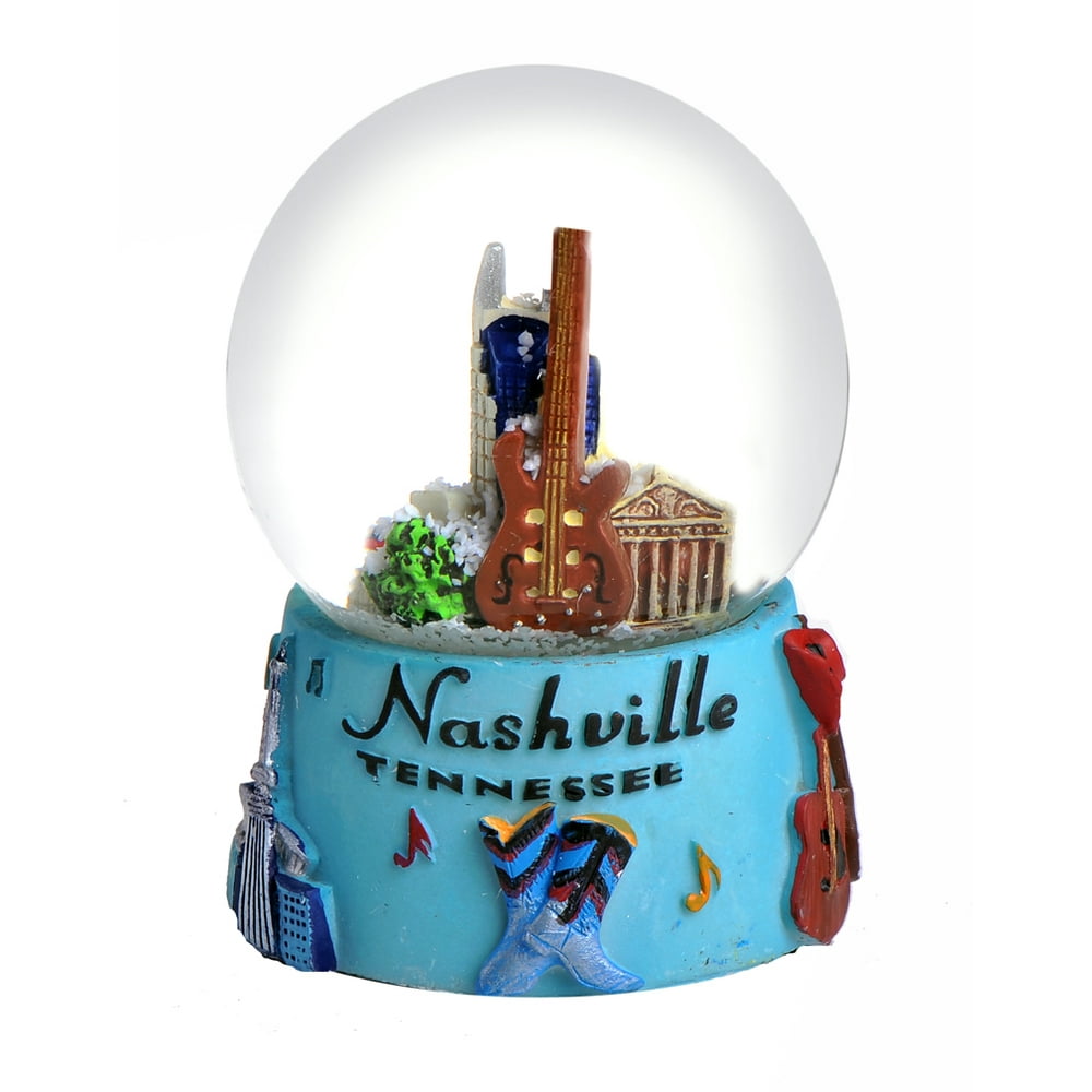 Nashville in Color Snow Globe 65mm