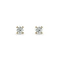 thumbnail image 4 of 14k Yellow Gold 1/4Ct TDW Round-Cut Diamond Solitaire Stud Earrings, 4 of 6
