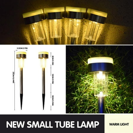 

Hotwon Solar Lawn Lamp Guide The Way Embellished Night Light Stainless Steel