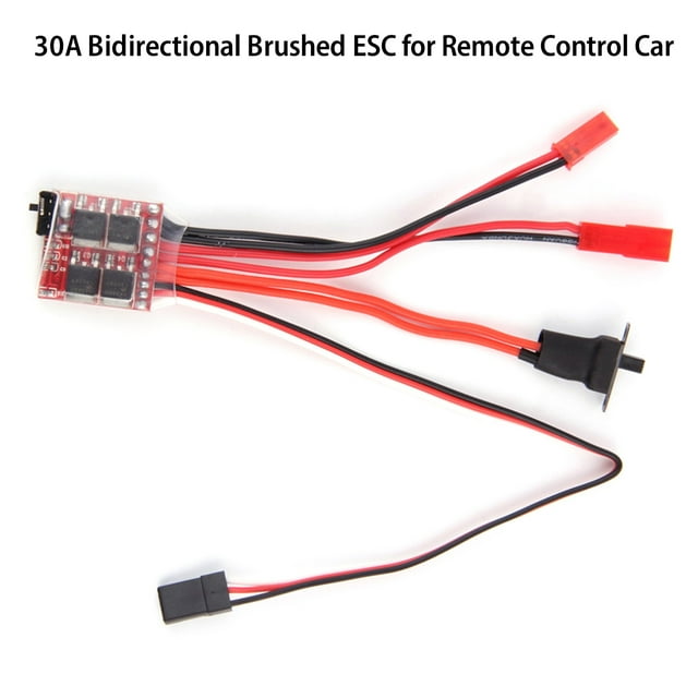30A BABE DE ESC Bidireccional Cepillado Para El Control Remoto Barco De Control Remoto Con Freno Sin Freno Conmutable