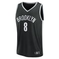 thumbnail image 2 of Youth Fanatics Egor Demin Black Brooklyn Nets 2025 NBA Draft First Round Pick Fast Break Replica Jersey - Icon Edition, 2 of 3
