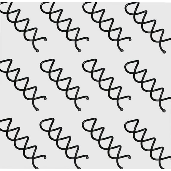 Spiral Hair Pin Spin Pin Spiral Hair Clip Spin Clip Bun Stick Pick for DIY Hair Style 20 Pack (Black)