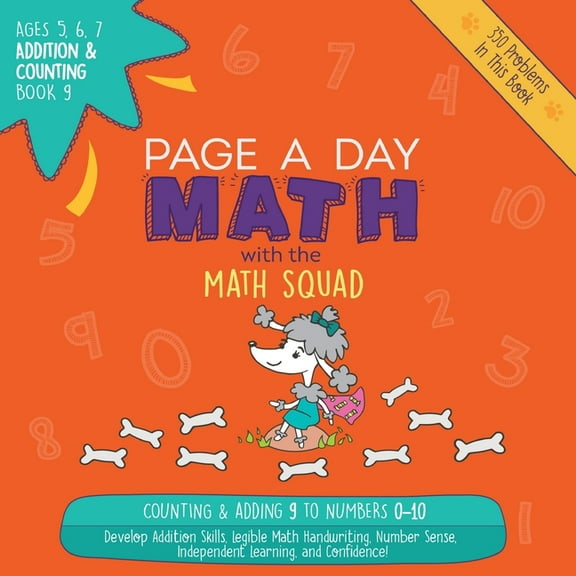 Addition & Counting Page A Day Math Addition & Counting Book 9: Adding 9 to the Numbers 0-10, Book BOOK9, (Paperback)