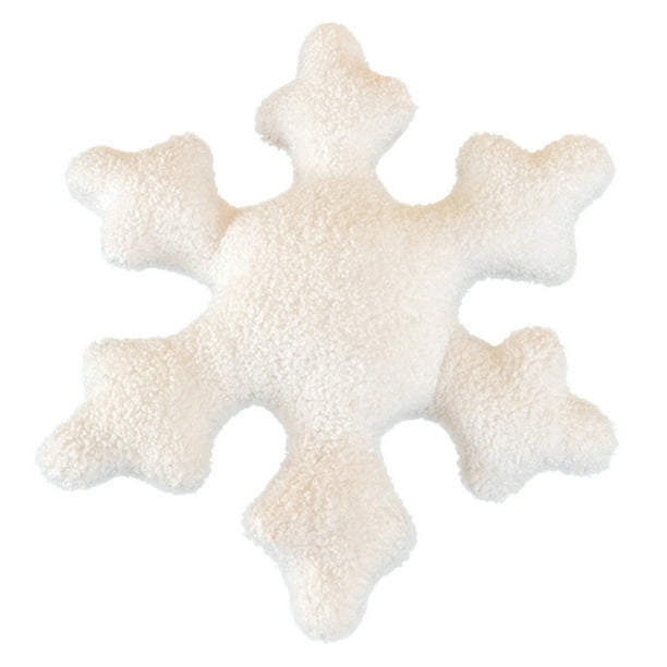 Almohadas de Navidad para Sofá Almohada de Copo de Nieve de Navidad Viene Almohada de Copo de Nieve Almohada de Navidad Larga