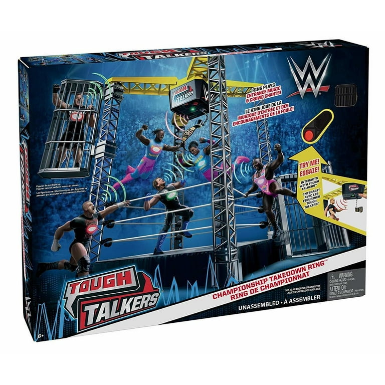 WWE Tough Talkers Championship Takedown Ring Walmart