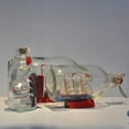 thumbnail image 3 of Wishing Bottle,Drift Bottle,Glass Bottle,Sailboat Ship in Glass Bottle,Home Office Mall Decor Ornaments, 3 of 6