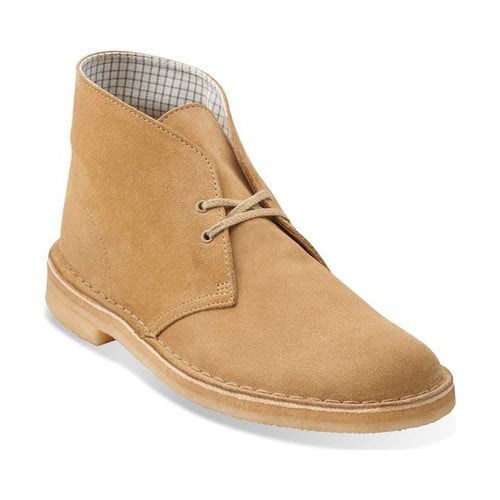 Clarks Originals Desert Boot Men's Leather Chukka Shoes Petrol Blue 26118516 