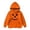 Orange-H, variant on Boys Halloween Hoodie Pullover Long Sleeve Graphic Print Pink Sweatshirt Casual Soft Top for Kids Fall School Party 5-6 Years