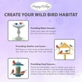 thumbnail image 3 of Happy Wing No Grow 13oz Prefilled Finch Blend Sock Feeder (Nyjer Seed & Sunflower Kernel Mix) - New & Dry, 3 of 8