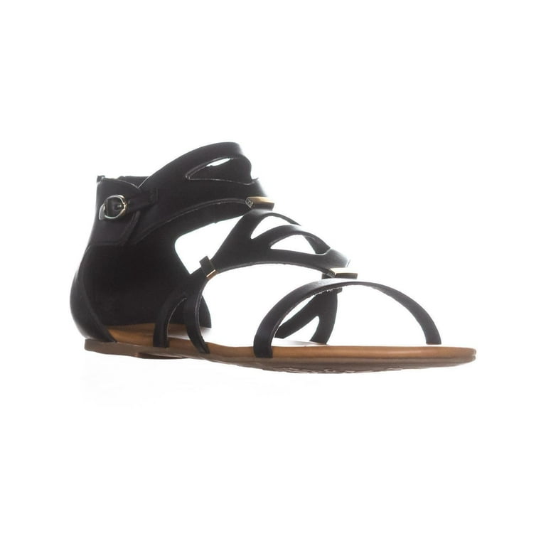 Womens Rock Candy Neves Gladiator Sandals Black 10 US Walmart
