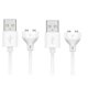 thumbnail image 1 of 2PCS Magnetic USB DC Charger Cable, 0.8m Charging Cord for Massager, Electric Toothbrushes,Kids Watche, Cleanser, 1 of 4