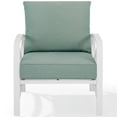 thumbnail image 3 of Crosley Kaplan Patio Arm Chair in Mist and White, 3 of 12