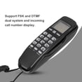thumbnail image 3 of LCD Screen Home Telephone, Support Fsk and Dtmf Telephone, 38 Sets Of Memory for Office Home Black, 3 of 8