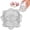 Clear, variant on Manual Garlic Twister and Crusher for Chili, Ginger, Herbs, Clear Manual Garlic Twister and Ginger Mincer Tool, Garlic Mincer Twist, Easy Clean, Quickly, Mini Transparent (Purple)