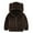 Coffee, variant on Odeerbi Baby Boys Girls Coats Outerwear Jackets Toddler Solid Color Plush Cute Bear Ears Winter Hoodie Thick Coat Jacket