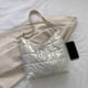 thumbnail image 3 of Bolso De Hombro Bolso de embrague informal de hombro de nailon acolchado de gran capacidad para damas y niñas, 3 of 6