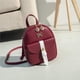 thumbnail image 5 of Qarigey Mini con decoración de lazo para mujer, de cuero PU, escolar de Color sólido para fiesta de compras Mochilas Numero 3 Qarigey AP006182-03, 5 of 5