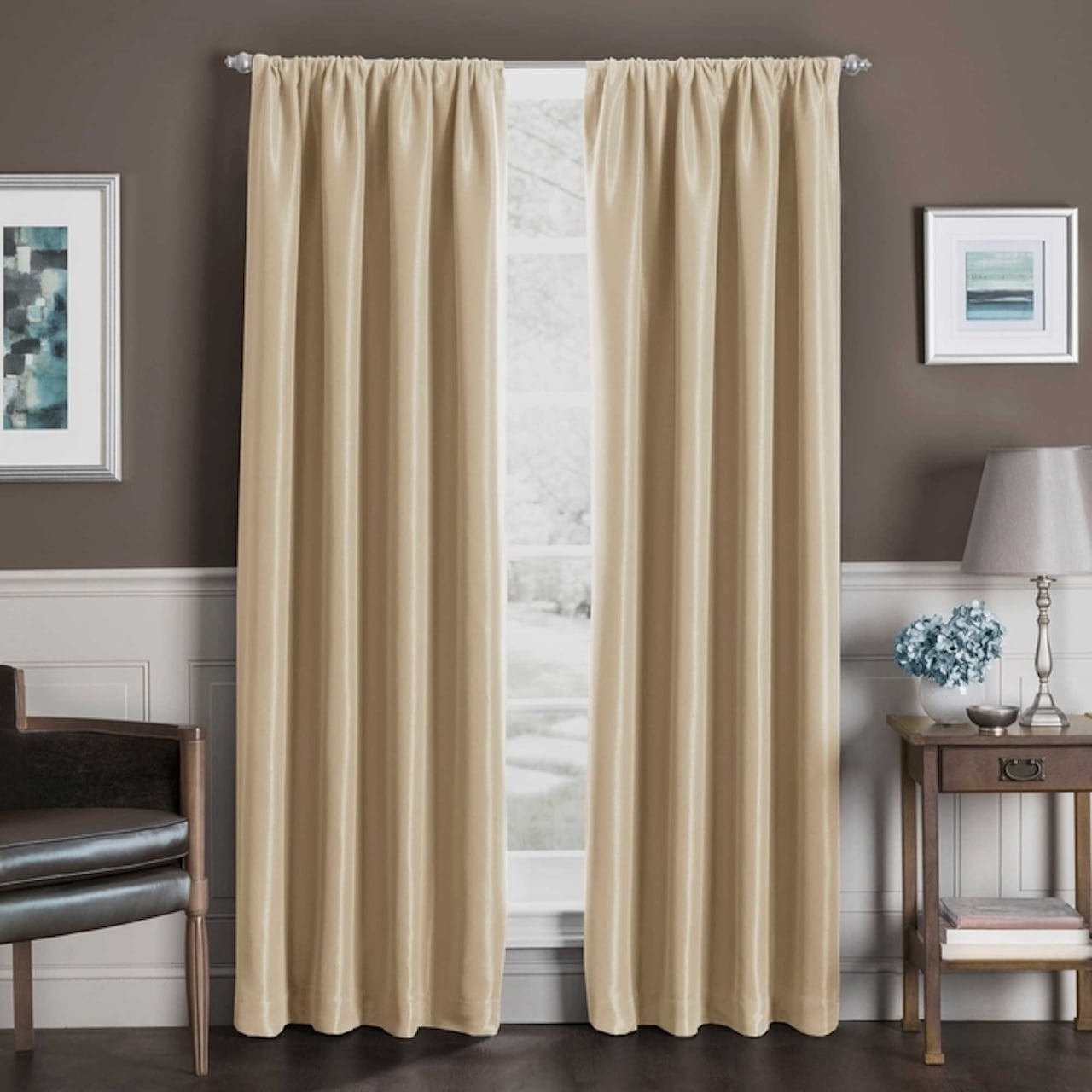 Total Blackout™ Sebastian 84" L, 1 Rod Pocket Insulated Curtain Panel