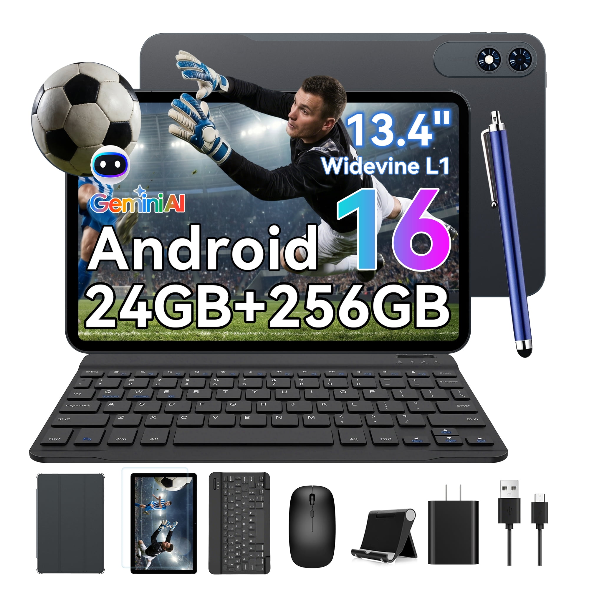AOCWEI X900 Android 12 2-in-1 Tablet, 10.1-inch, 4GB/64GB, Octa