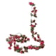 thumbnail image 1 of Injueey Guirnalda de flores artificiales de rosas de Navidad de 250CM, decoración de la habitación del hogar de la boda, de jardín, decoración Kits de decoración para fiestas No.02 Injueey HA006994-02, 1 of 5