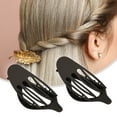 thumbnail image 3 of Unique Bargains 2pcs Plastic Hair Claws Hair Clips Hair Barrettes for Women Deep Brown 4.69''x1.89''x1.02'', 3 of 7