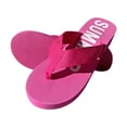 thumbnail image 4 of LAVRA Women's Platform Wedge Flip Flop Thick Strap Summer Beach Thong Sandals, 4 of 5
