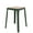 Green, variant on LeisureMod Tresse Stackable Square Plastic Dining Stool, Mid-Century Modern Backless Accent Stool with Wicker Top for Kitchen and Dining Room (Black)
