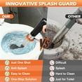thumbnail image 3 of ROJAX Heavy Duty Electric Toilet Plunger, High Pressure Air Drain Unclogger with Snake Auger for Toilet, Bathroom Sink & Shower (Black), 3 of 8