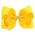 thumbnail image 2 of Bradem Handmade Glitter Hair Clips - Shiny Ribbon Bows for Toddlers, Little Kids & Big Girls, 2 of 3