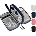 thumbnail image 2 of Electronic Organizer Bag, Waterproof Portable Electronic Organizer Travel Accessories Cable Bag Universal Cord Storage Case for CableCord Storage Double Layer - Gray, Large, 2 of 8