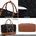 thumbnail image 4 of Bolsa de fin de semana Stuery para mujer con neceser de 40 litros, 4 of 8