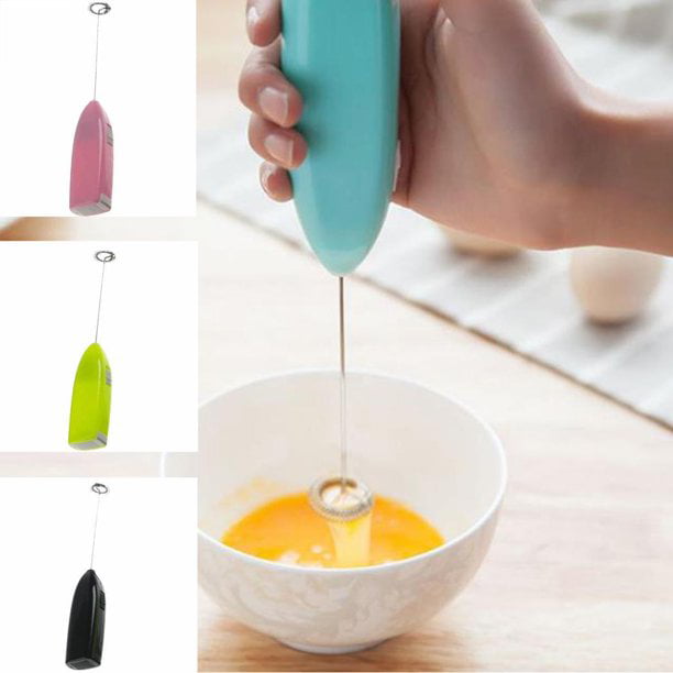 Household Foamer Whisk for Coffee Milk Foam White Puree Baby Food Handheld Eggs Mixer Smoothies Sauces and Soups m·kvfa Mini Electric Egg Beater 