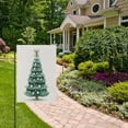 thumbnail image 5 of 12x18 inch Double-Sided Garden Flags Banners Vibrant Outdoor Decor for House Patio Outdoor Green Christmas Tree with Baubles, 5 of 6