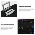 thumbnail image 3 of Bingfone Color Musical Notes for Luggage Cover Washable Suitcase Cover Protector Anti-scratch Suitcase cover Fits 18-32 Inch Luggage-Medium, 3 of 7