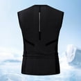 thumbnail image 3 of Men's Athletic Workout Tank Top Solid Color Casual Breathable Ice-Silk Sleeveless Shirts, 3 of 4