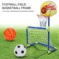 thumbnail image 3 of JUEGO DE ARO DE BALONCESTO Para Niños, Juguete Deportivo De Tablero Trasero De Aro De Portería De Fútbol Para Niños, 3 of 7