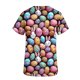 thumbnail image 4 of Tops Cortos para las Mujeres Casual Cuello en V Manga Corta Impresa Traje Protector de Bolsillo Top Tops de Pascua para las Mujeres, 4 of 6