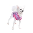 thumbnail image 3 of yuehao pet supplies dog clothes autumn and winter lightweight sleeveless hooded sweater pet clothing purple, 3 of 8