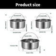 thumbnail image 5 of YIEMEEN Steaming Tray Stainless Steel Food Steamers Basket with Handle Steaming Grid Vegetable Steamers Rack Enduring, 5 of 15