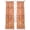 Orange, variant on Orange Yellow Boho Sheer Curtains 96 Inch Length 2 Panels Set, Vintage Shabby Abstract Geometric Art Voile Window Treatment Semi Sheer Long Curtains Drapes for Bedroom/Living Room/Kitchen 52"x96"x2