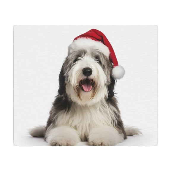 DistinctInk Mouse Pad - 1/4" Foam Rubber - Old English Sheepdog
