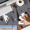 thumbnail image 2 of Long Mouse Pads for Desk,Gray Halloween Ghosts Cats and Pumpkins Desk Mats on Top Of Desks, Desk Mouse Pad Extra Large with 3mm Non-Slip Base and Stitched Edge for Gaming,Office,Work,Home 47.3"x23.6", 2 of 6