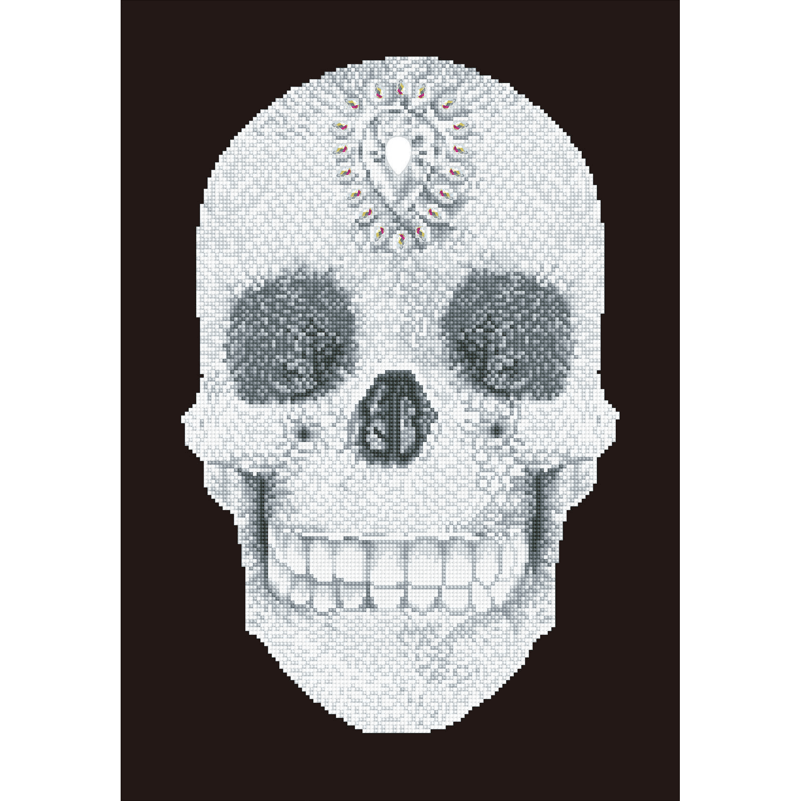 Diamond Dotz Crystal Skull Diamond Painting Kits for Adults - Diamond Art Kits a Relaxing Creative Craft Kit with Dotz Gems 24x16