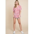 thumbnail image 2 of Floral T/r Span Babydoll Top, 2 of 5