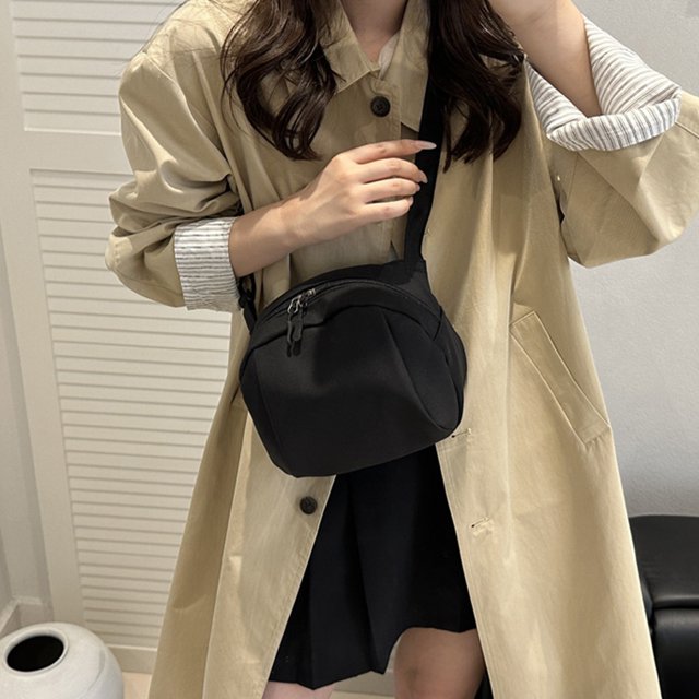 weibbin Fashion Shell Bag Women All-Matching Casual Shoulder Crossbody Lightweight Nylon Cloth