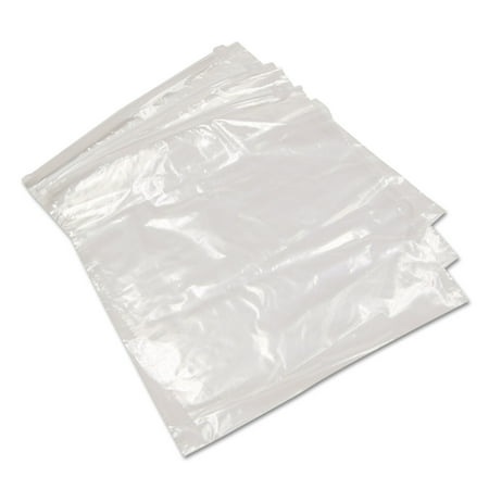 6 Disposable Dust Bags - Zip Close Disposable Utility Bags, 1 gal, Clear, 250/Carton