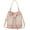 Pink, variant on CoCopeaunts Straw Bag for women Summer Beach Bag Woven Hobo Handbag Work Tote Bag Vacation Bucket Bag Crossbody Purse