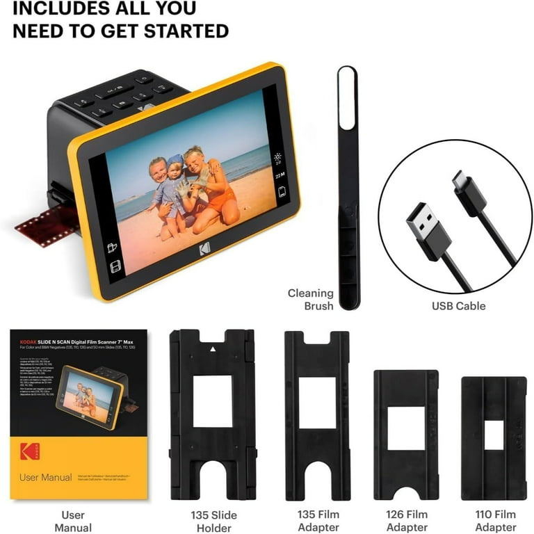 KODAK■Film Slides■送料込 Kodak Slide N SCAN Film and Slide Scanner with 5
