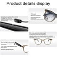 thumbnail image 6 of Ai Interpretation Smart Glasses, 164-Language Translation, Photochromic Lenses, Ai Chat & Hands-Free Audio, Wireless Bluetooth Real-Time Simultaneous Interpretation Glasses Unisex, 6 of 7